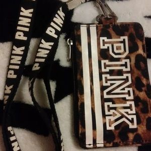 Pink lanyard